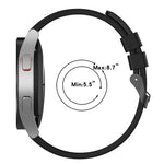 Dây đồng hồ silicone khóa đen 20mm, Dành cho Samsung Galaxy Watch 5 40mm, Dành cho Samsung Galaxy Watch 5 44mm, Dành cho Samsung Galaxy Watch 5 Pro 45mm