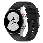 Dây đồng hồ silicone khóa đen 20mm, Dành cho Samsung Galaxy Watch 5 40mm, Dành cho Samsung Galaxy Watch 5 44mm, Dành cho Samsung Galaxy Watch 5 Pro 45mm
