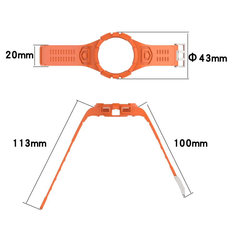 Dây đồng hồ silicone liền khối, dành cho Samsung Galaxy Watch5 40mm, dành cho Samsung Galaxy Watch5 44mm