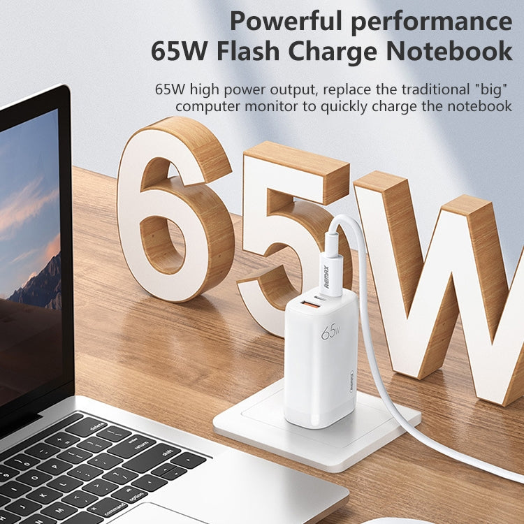 REMAX RP-U55 Territory Series Sạc nhanh 65W USB + USB-C đôi / Type-C, phích cắm EU, phích cắm UK, phích cắm CN