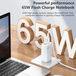 REMAX RP-U55 Territory Series Sạc nhanh 65W USB + USB-C đôi / Type-C, phích cắm CN