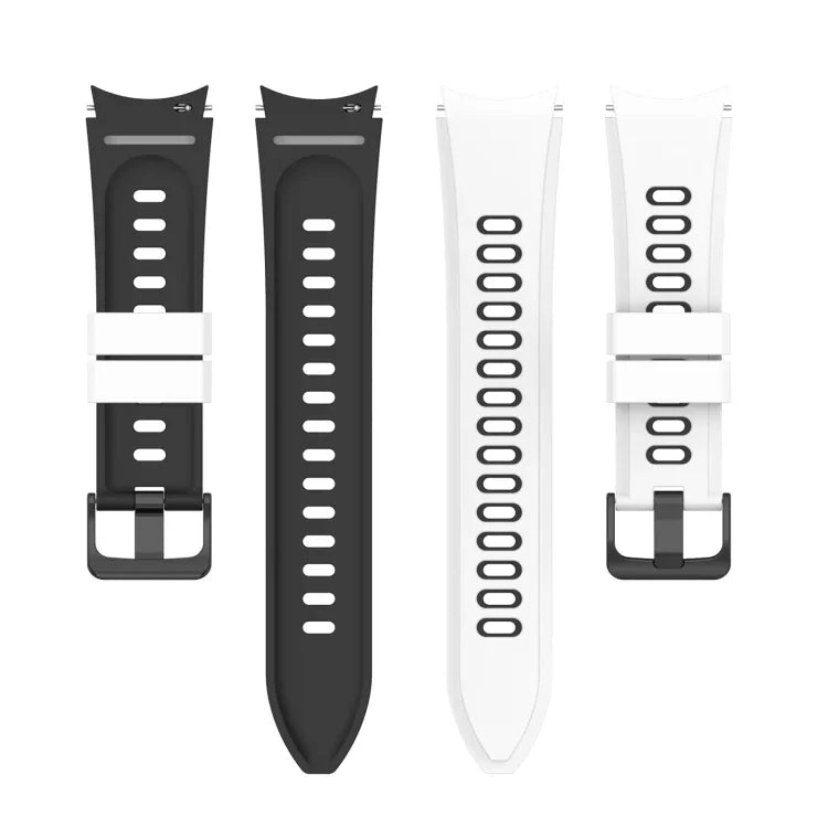 Dây đồng hồ dây silicone hai màu, Dành cho Samsung Galaxy Watch5 Pro 45mm/5 44mm/5 40mm
