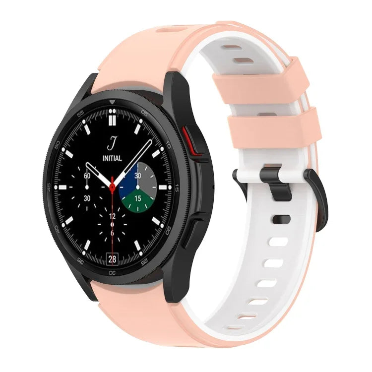 Dây đồng hồ dây silicone hai màu, Dành cho Samsung Galaxy Watch5 Pro 45mm/5 44mm/5 40mm