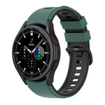 Dây đồng hồ dây silicone hai màu, Dành cho Samsung Galaxy Watch5 Pro 45mm/5 44mm/5 40mm