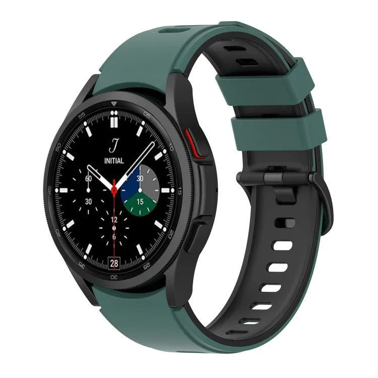 Dây đồng hồ dây silicone hai màu, Dành cho Samsung Galaxy Watch5 Pro 45mm/5 44mm/5 40mm