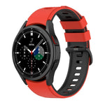 Dây đồng hồ dây silicone hai màu, Dành cho Samsung Galaxy Watch5 Pro 45mm/5 44mm/5 40mm