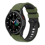 Dây đồng hồ dây silicone hai màu, Dành cho Samsung Galaxy Watch5 Pro 45mm/5 44mm/5 40mm