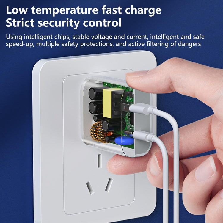 Bộ sạc nhanh REMAX RP-U68 20W USB+USB-C/Type-C giao diện kép, phích cắm Trung Quốc, phích cắm EU, phích cắm Anh, phích cắm Mỹ