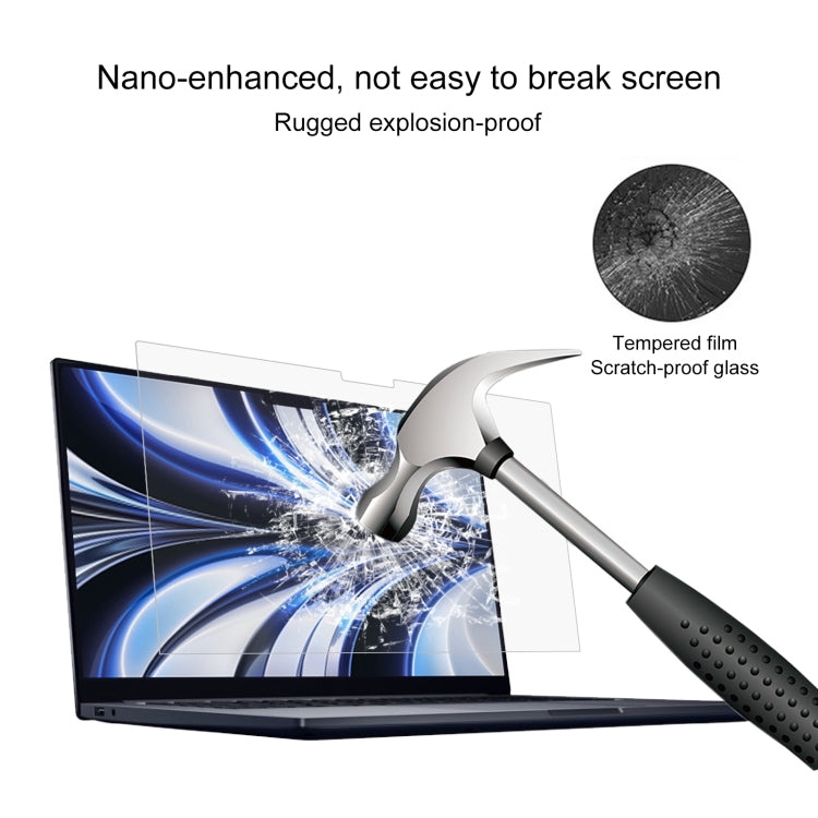 Miếng dán kính cường lực chống nổ 9H cho MacBook Air 13.6 inch A2681 / A3449, 1 chiếc, 2 chiếc, 25 chiếc