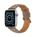 Dây đeo đồng hồ bằng da thật cho Apple Watch Series, 7 45mm / 6&SE&5&4 44mm / 3&2&1 42mm, 7 41mm / 6&SE&5&4 40mm / 3&2&1 38mm