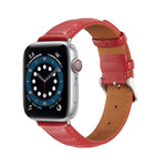 Dây đeo đồng hồ bằng da thật cho Apple Watch Series, 7 45mm / 6&SE&5&4 44mm / 3&2&1 42mm, 7 41mm / 6&SE&5&4 40mm / 3&2&1 38mm