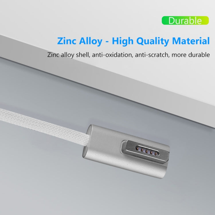 Cáp sạc 100W 5 chân MagSafe 1 (hình chữ L) sang USB-C / Type-C PD, chiều dài cáp: 1.8m, MagSafe 1 (hình chữ L)
