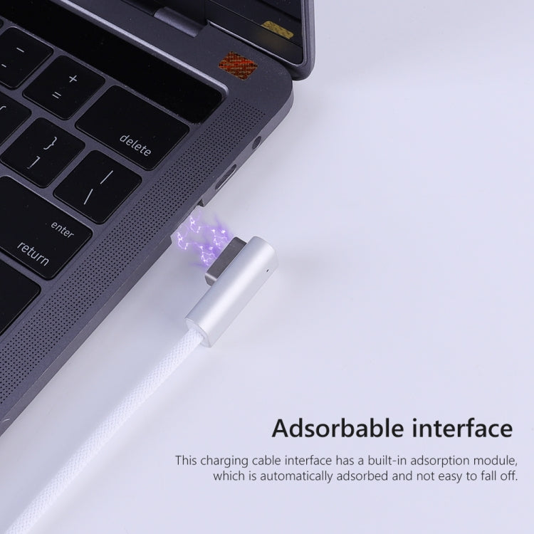 Cáp sạc 100W 5 chân MagSafe 2 (hình chữ T) sang USB-C / Type-C PD, chiều dài cáp: 1.8m, MagSafe 2 (hình chữ T)