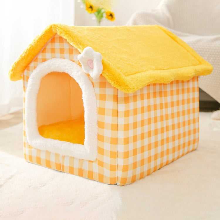 Giường thú cưng loại nhà có thể tháo rời và giặt được cho chó mèo, phụ kiện thú cưng, S