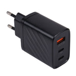 Sạc du lịch tường 3 trong 1 AR-892 QC3.0 PD20W USB + USB-C / Type-C, phích cắm EU, phích cắm UK