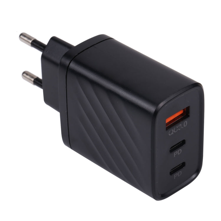 Sạc du lịch tường 3 trong 1 AR-892 QC3.0 PD20W USB + USB-C / Type-C, phích cắm EU, phích cắm UK