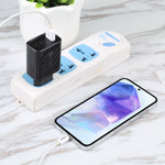 Sạc du lịch tường 3 trong 1 AR-892 QC3.0 PD20W USB + USB-C / Type-C, phích cắm EU, phích cắm UK
