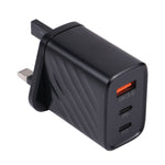 Sạc du lịch tường 3 trong 1 AR-892 QC3.0 PD20W USB + USB-C / Type-C, phích cắm EU, phích cắm UK