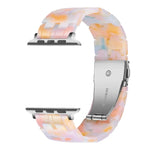 Dây đồng hồ nhựa resin 5 hạt cho Apple Watch Series, 7 45mm / 6&SE&5&4 44mm / 3&2&1 42mm, 7 41mm / 6&SE&5&4 40mm / 3&2&1 38mm