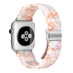 Dây đồng hồ nhựa resin 5 hạt cho Apple Watch Series, 7 45mm / 6&SE&5&4 44mm / 3&2&1 42mm, 7 41mm / 6&SE&5&4 40mm / 3&2&1 38mm