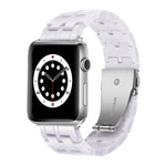 Dây đồng hồ nhựa resin 5 hạt cho Apple Watch Series, 7 45mm / 6&SE&5&4 44mm / 3&2&1 42mm, 7 41mm / 6&SE&5&4 40mm / 3&2&1 38mm