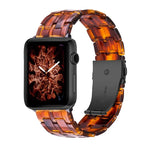 Dây đồng hồ nhựa resin 5 hạt cho Apple Watch Series, 7 45mm / 6&SE&5&4 44mm / 3&2&1 42mm, 7 41mm / 6&SE&5&4 40mm / 3&2&1 38mm