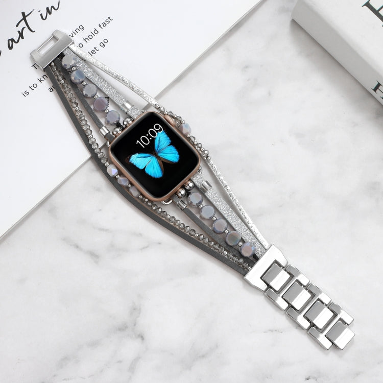 Dây đeo đồng hồ trang sức cho Apple Watch Series, 7 45mm / 6&SE&5&4 44mm / 3&2&1 42mm, 7 41mm / 6&SE&5&4 40mm / 3&2&1 38mm
