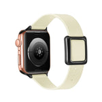 Dây đồng hồ khóa vuông nam châm màu đen cho Apple Watch Series, 7 45mm / 6&SE&5&4 44mm / 3&2&1 42mm, 7 41mm / 6&SE&5&4 40mm / 3&2&1 38mm