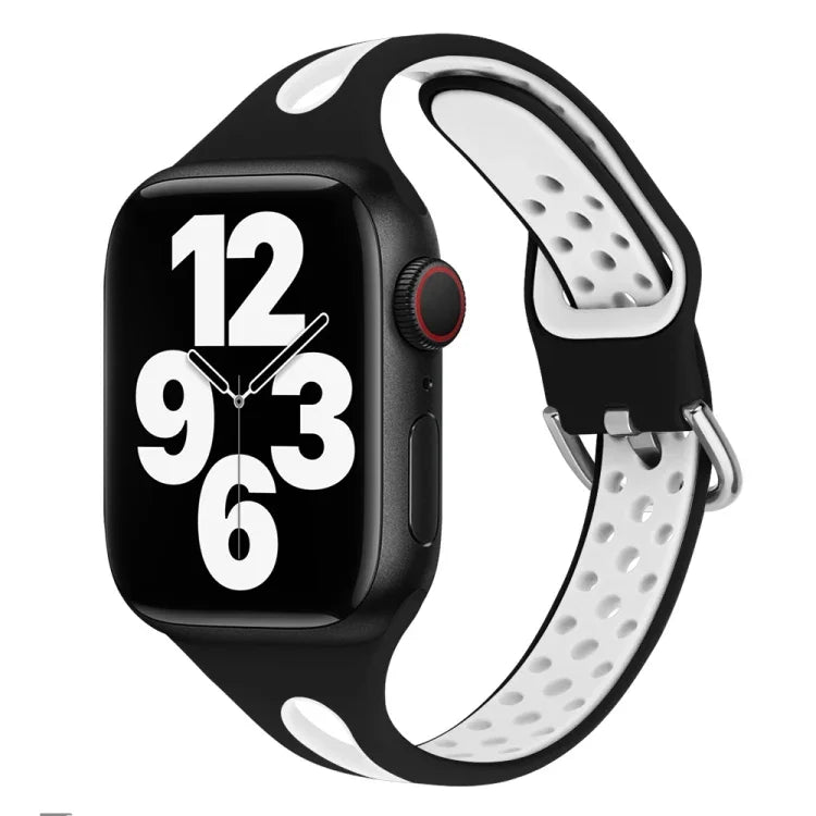 Dây đồng hồ silicone giọt nước cho Apple Watch Series, 7 41mm / 6&SE&5&4 40mm / 3&2&1 38mm, 7 45mm / 6&SE&5&4 44mm / 3&2&1 42mm