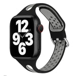 Dây đồng hồ silicone giọt nước cho Apple Watch Series, 7 41mm / 6&SE&5&4 40mm / 3&2&1 38mm, 7 45mm / 6&SE&5&4 44mm / 3&2&1 42mm