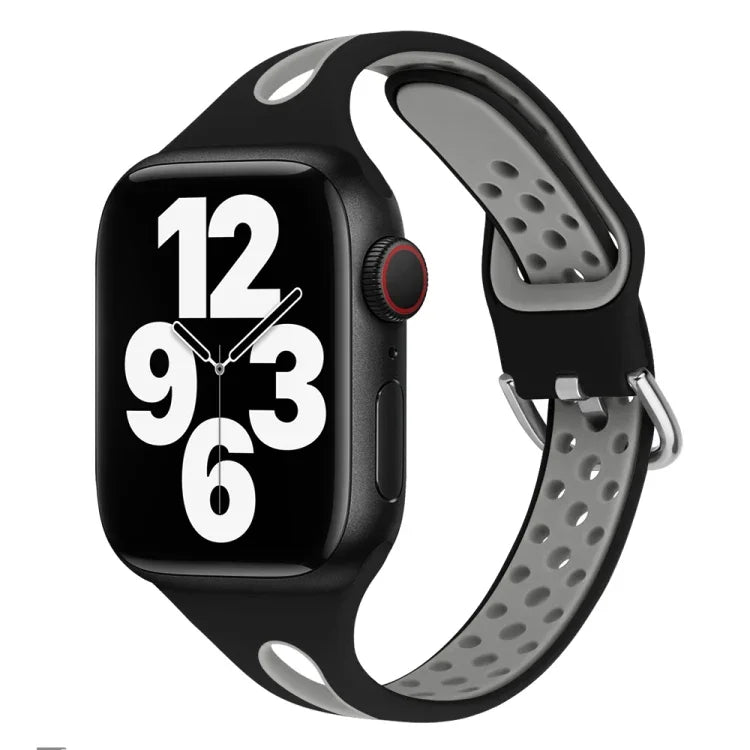 Dây đồng hồ silicone giọt nước cho Apple Watch Series, 7 41mm / 6&SE&5&4 40mm / 3&2&1 38mm, 7 45mm / 6&SE&5&4 44mm / 3&2&1 42mm