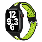 Dây đồng hồ silicone giọt nước cho Apple Watch Series, 7 41mm / 6&SE&5&4 40mm / 3&2&1 38mm, 7 45mm / 6&SE&5&4 44mm / 3&2&1 42mm