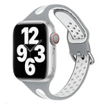 Dây đồng hồ silicone giọt nước cho Apple Watch Series, 7 41mm / 6&SE&5&4 40mm / 3&2&1 38mm, 7 45mm / 6&SE&5&4 44mm / 3&2&1 42mm