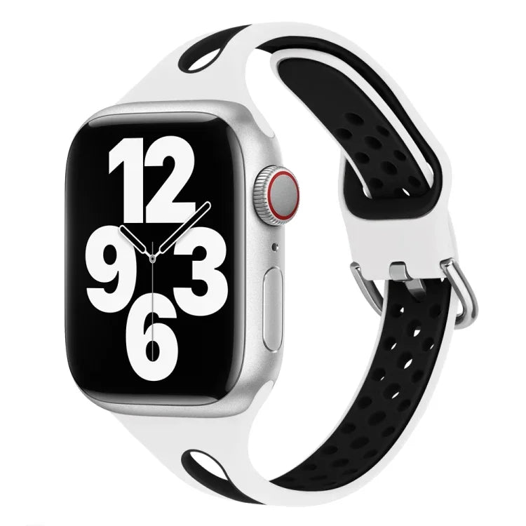 Dây đồng hồ silicone giọt nước cho Apple Watch Series, 7 41mm / 6&SE&5&4 40mm / 3&2&1 38mm, 7 45mm / 6&SE&5&4 44mm / 3&2&1 42mm
