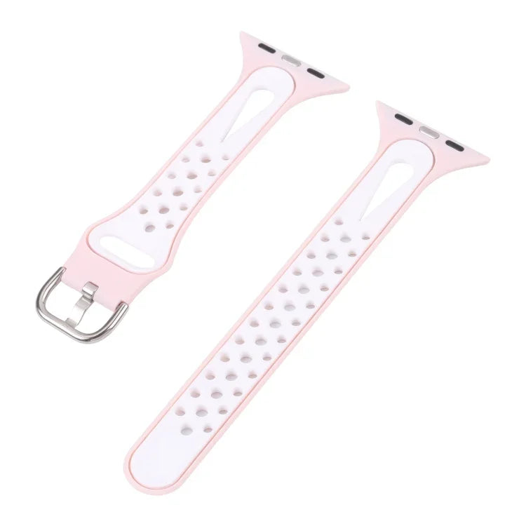 Dây đồng hồ silicone giọt nước cho Apple Watch Series, 7 41mm / 6&SE&5&4 40mm / 3&2&1 38mm, 7 45mm / 6&SE&5&4 44mm / 3&2&1 42mm