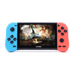 Máy chơi game cầm tay màn hình 5.1 inch X50 Max cho hai người chơi với hơn 6000 trò chơi, X50 Max / Đen, X50 Max / Đỏ+Xanh dương