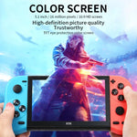 Máy chơi game cầm tay màn hình 5.1 inch X50 Max cho hai người chơi với hơn 6000 trò chơi, X50 Max / Đen, X50 Max / Đỏ+Xanh dương