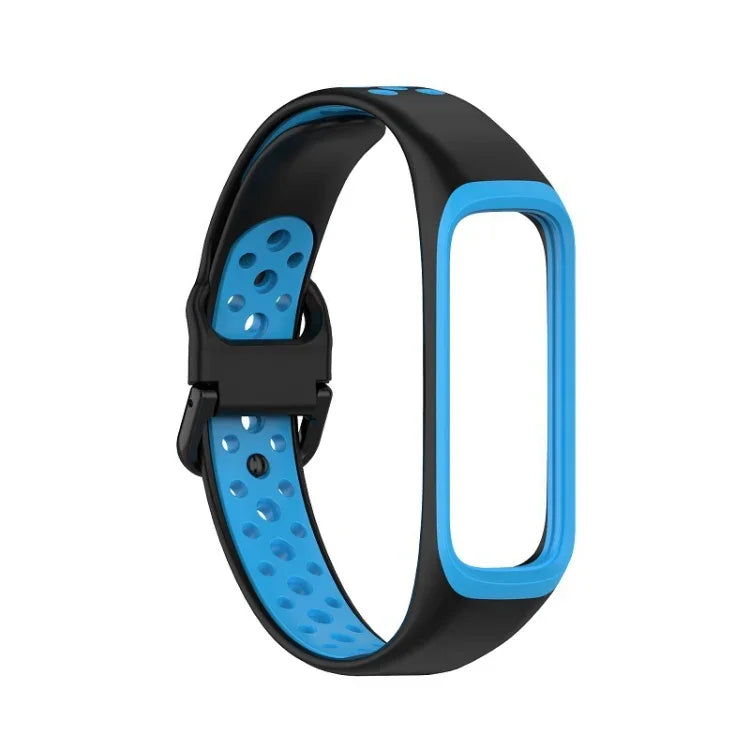SM-R220 Dây đồng hồ silicone hai màu, Dành cho Samsung Galaxy Fit 2