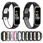 SM-R220 Dây đồng hồ silicone hai màu, Dành cho Samsung Galaxy Fit 2