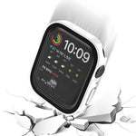 Ốp bảo vệ chống nước 2 trong 1 khung PC + kính cường lực, cho Apple Watch Series 9 / 8 / 7 45mm, cho Apple Watch Series 9 / 8 / 7 41mm, cho Apple Watch Series 6 / 5 / 4 / SE 44mm, cho Apple Watch Series 6 / 5 / 4 / SE 40mm