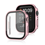 Ốp bảo vệ chống nước 2 trong 1 khung PC + kính cường lực, cho Apple Watch Series 9 / 8 / 7 45mm, cho Apple Watch Series 9 / 8 / 7 41mm, cho Apple Watch Series 6 / 5 / 4 / SE 44mm, cho Apple Watch Series 6 / 5 / 4 / SE 40mm