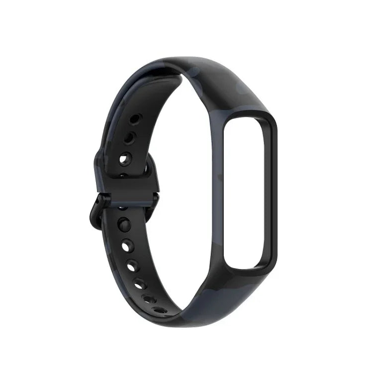 SM-R220 Dây đồng hồ silicone in họa tiết, Dành cho Samsung Galaxy Fit 2