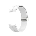Dây đồng hồ silicone khóa bạc gập, Dành cho Samsung Galaxy Watch5 40&44mm / Pro 45mm