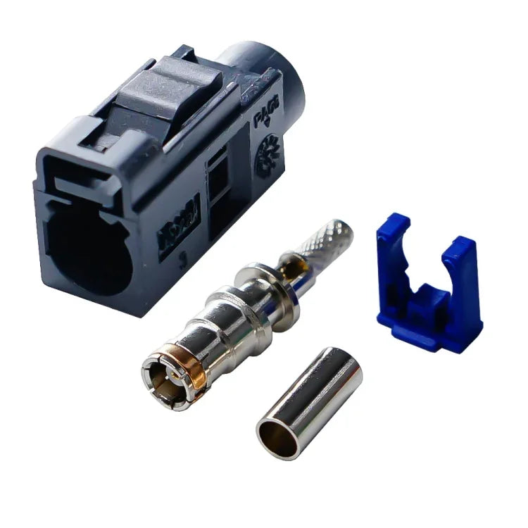 Đầu nối Fakra cái / cắm cho cáp RG174, đầu nối radio bấm với cáp đồng trục Phantom RF