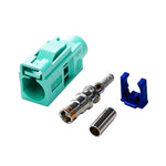 Đầu nối Fakra cái / cắm cho cáp RG174, đầu nối radio bấm với cáp đồng trục Phantom RF