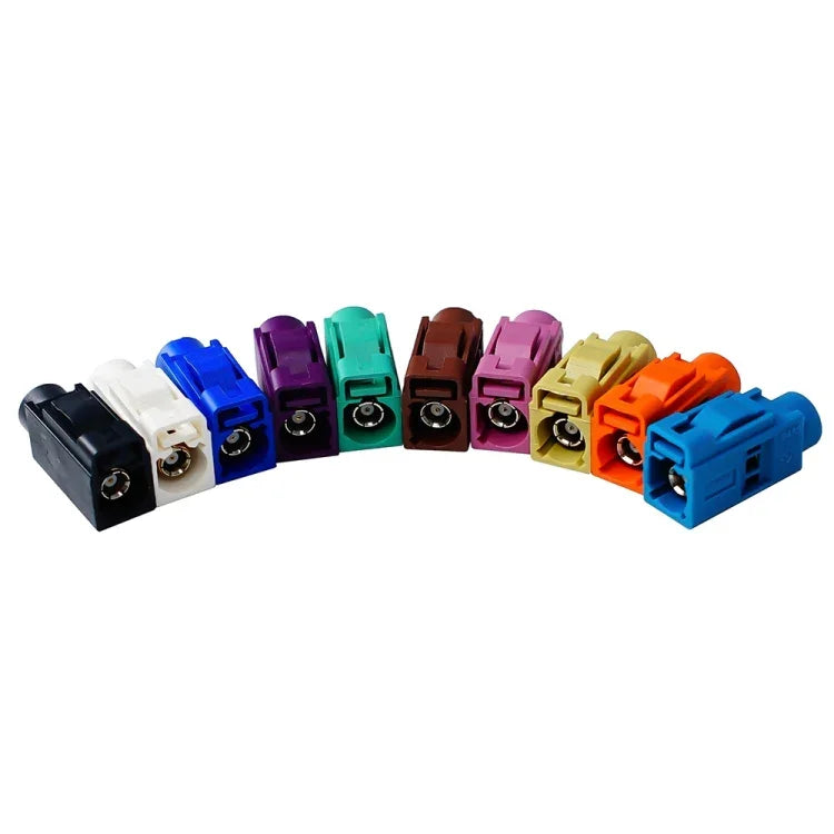 Đầu nối Fakra cái / cắm cho cáp RG174, đầu nối radio bấm với cáp đồng trục Phantom RF
