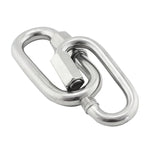 Khóa vòng kết nối nhanh bằng thép không gỉ 304, 5 cái 3.5mm, 5 cái 4mm, 3 cái 5mm, 3 cái 6mm, 2 cái 7mm, 2 cái 8mm, 9mm, 10mm