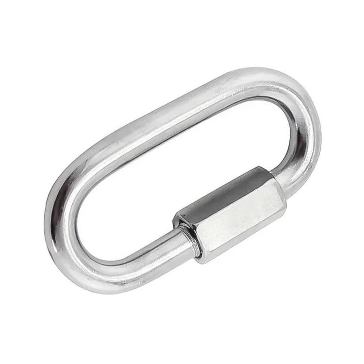 Khóa vòng kết nối nhanh bằng thép không gỉ 304, 5 cái 3.5mm, 5 cái 4mm, 3 cái 5mm, 3 cái 6mm, 2 cái 7mm, 2 cái 8mm, 9mm, 10mm