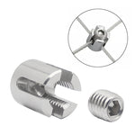 Kẹp cố định dây cáp thép không gỉ 316 cho vườn, M8x2, M10x3, M12x4, M12x5, M12x6, M16x8