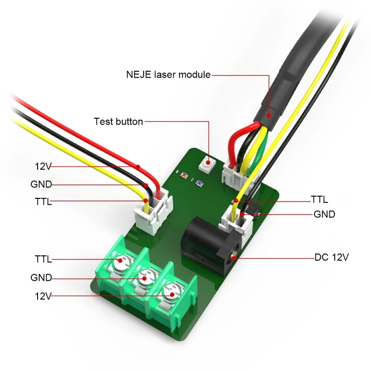 Bộ kit mô-đun khắc laser NEJE A40640 40W 450nm, A40640